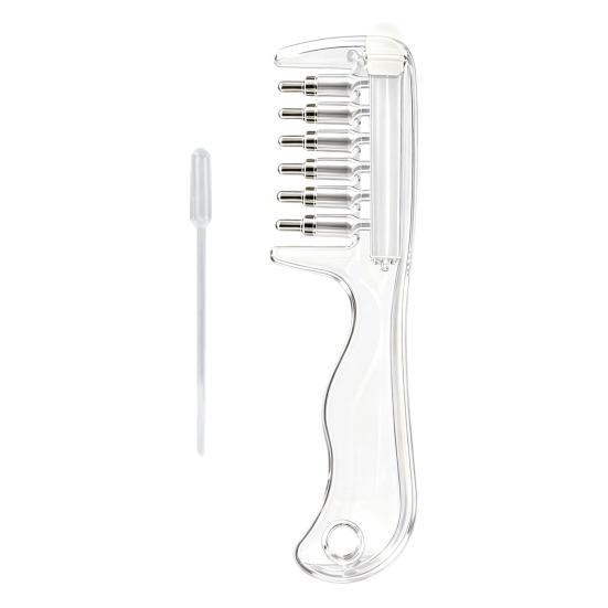 Portable Scalp Oil Dispenser 1/2Pcs Refillable Hair Applicator Comb, Leak Proof Women Comb for Growth, Massaging Men