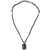 4Pcs Tourmaline Pendant Necklace Sweater Chain Adjustable Cord Cloth Accessory