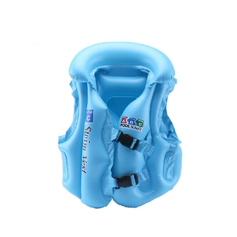 Childs Inflatable Life Vest Floatage Swimsuit Baby Pools Swimming Water Float Kids Coat Sleeveles Swimming Equipment