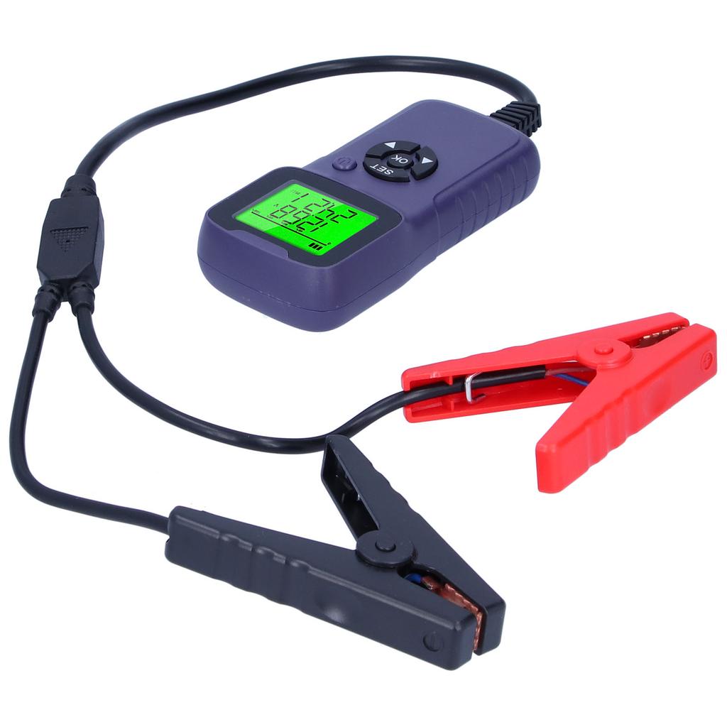 A300 Digital Car Battery Tester LCD Battery Test Analyzer Auto Test Diagnostic ToolsPurple