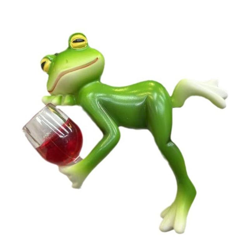 

Realistic Frogs Hanging Ornament Weather Resistant Frosg Figure Pots Hanging Ornament Perfect For Balcony Or Yard 1