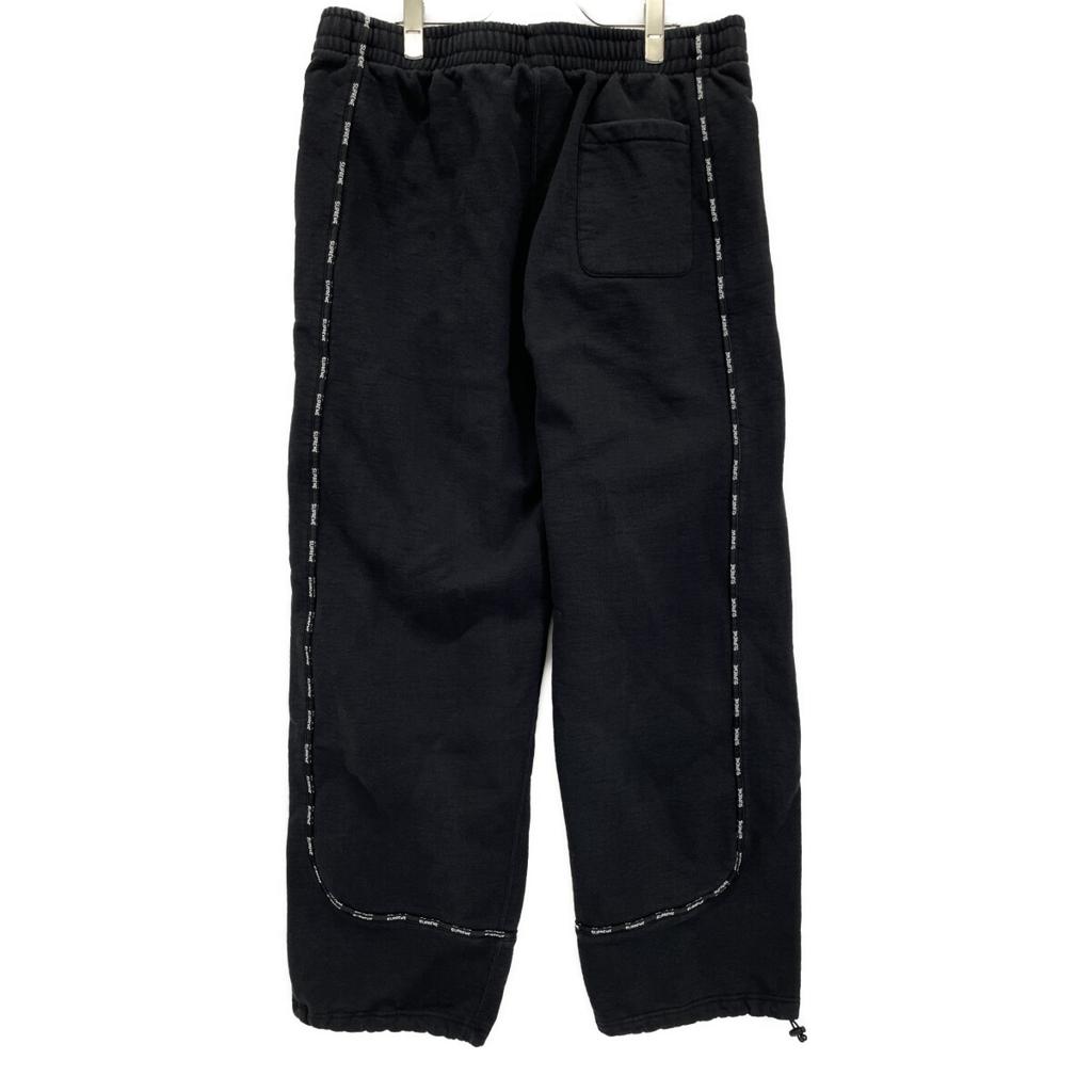 Supreme 25FW Black Piping Sweatpants Bottoms XL blackUsed