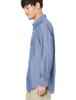 Amazon Essentials Men's Regular Fit Chambray Shirt, Long Sleeve, Rinse, Size L