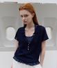 Toabe Linen Half-Open Knit (Navy)