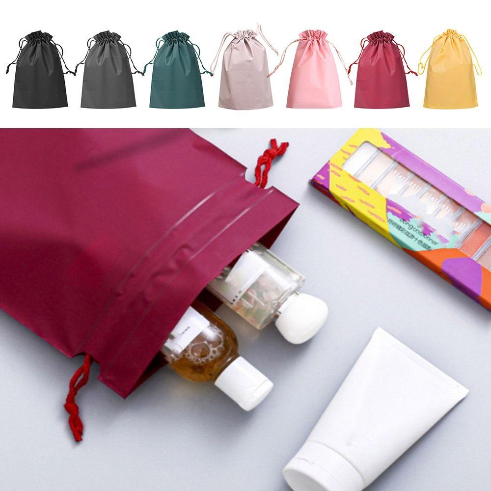 

Matte Drawstring Bag PE Travel Bundle Pocket Creative Storage Bags Outdoor Travel/Bussiness Trip