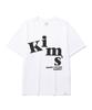 Kimseupeulesikoteunmakes (Unisex) Messy Alpha Logo Tee White