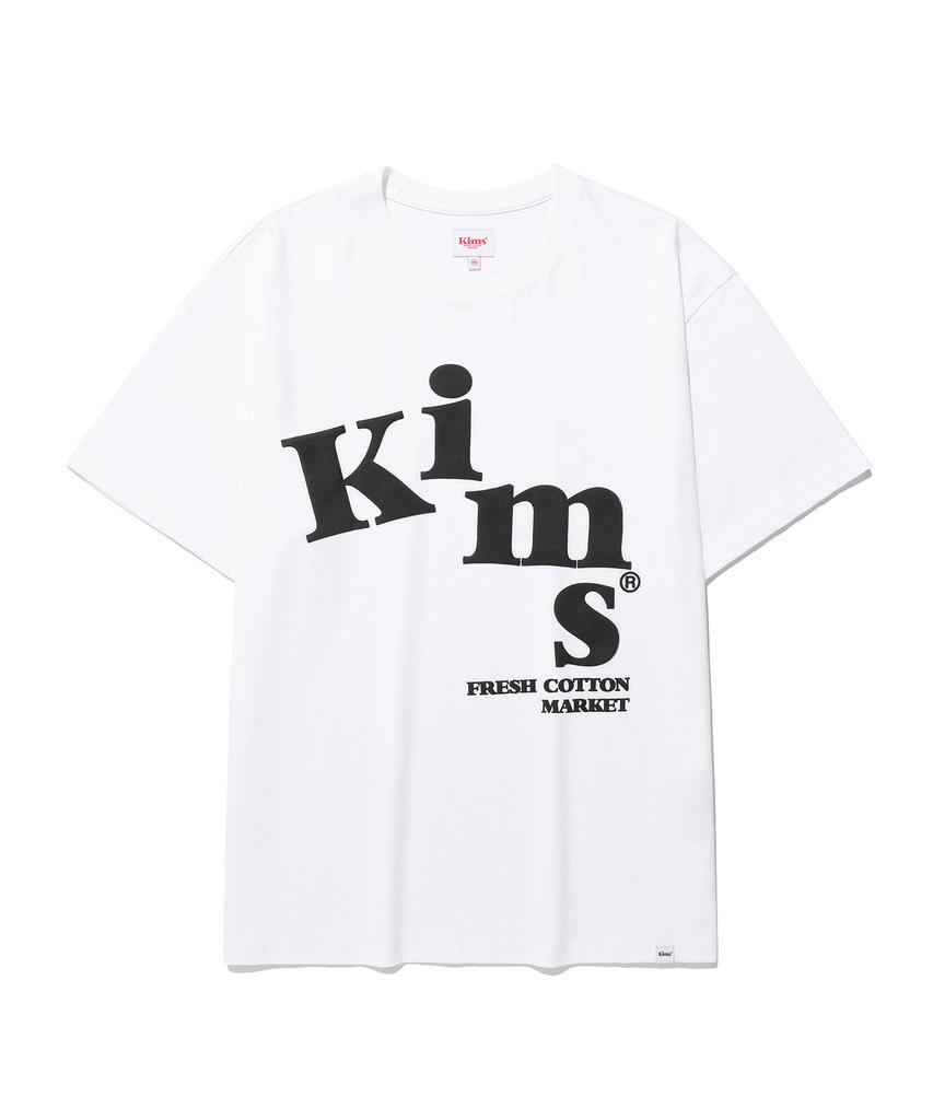 Kimseupeulesikoteunmakes (Unisex) Messy Alpha Logo Tee White