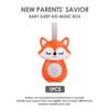 1pc Baby White Noise Soother Machine with 5 Soothing Sounds Music Timer for Newborn Toddler Sleep Aid Stroller Home Use