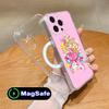 Sakura Uta Cure Idol Clear TPU Magsafe Mobile Phone Case for iPhone 17 16 15 14 13 12 11 Air Pro Max Plus Mini Colorful Cover