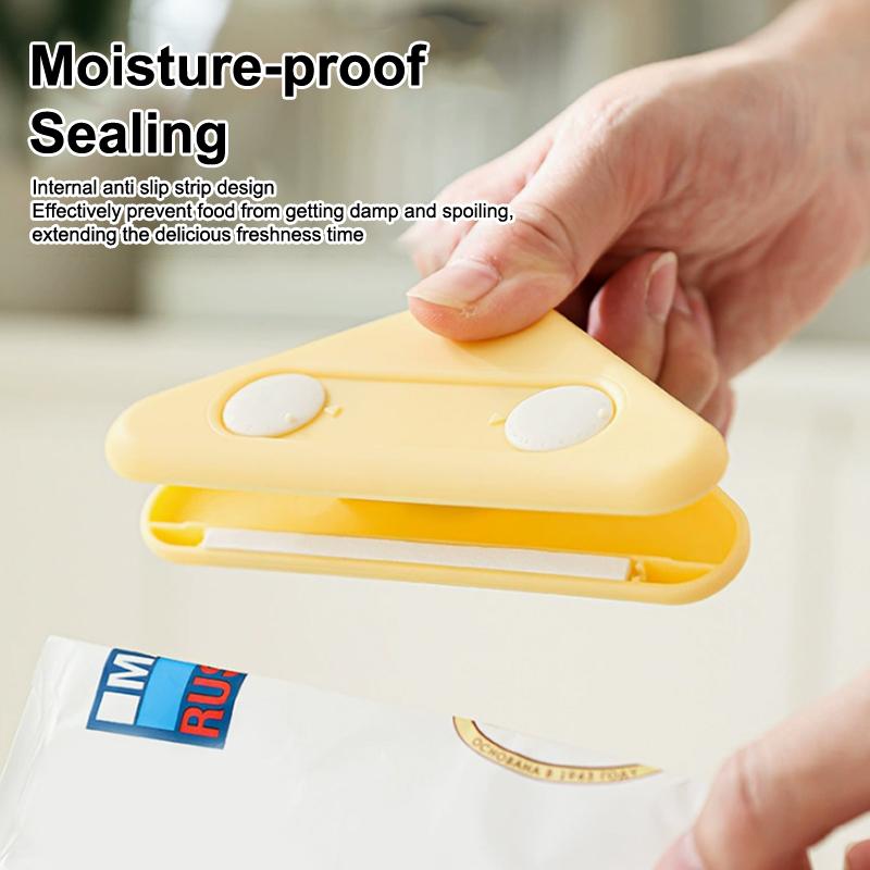 Magnetic Clip Kitchen Food Snack Seasoning Fresh Plastic Clip Dampproof Sealed Clip Documents Bills Stationery Clip