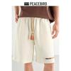 PEACEBIRD Men's Summer Casual Drawstring Mid-Length Shorts