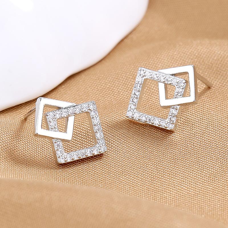 Lindon Women Copper Alloy Zircon Earrings Drop Earrings For Women Wedding Party Gifts