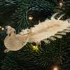 Künstliche Pfauendekoration Glitzernde Ornamente Realistische Vögel Hängende Dekoration Weihnachtsbaum Feiertagsdekorationen Heimausstellung