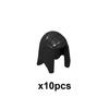 MOC City Small Particles Building Blocks Boys Girls Figures Accessories Curly Hair Beard Set Mini Bricks Toys Gifts For Kids G01