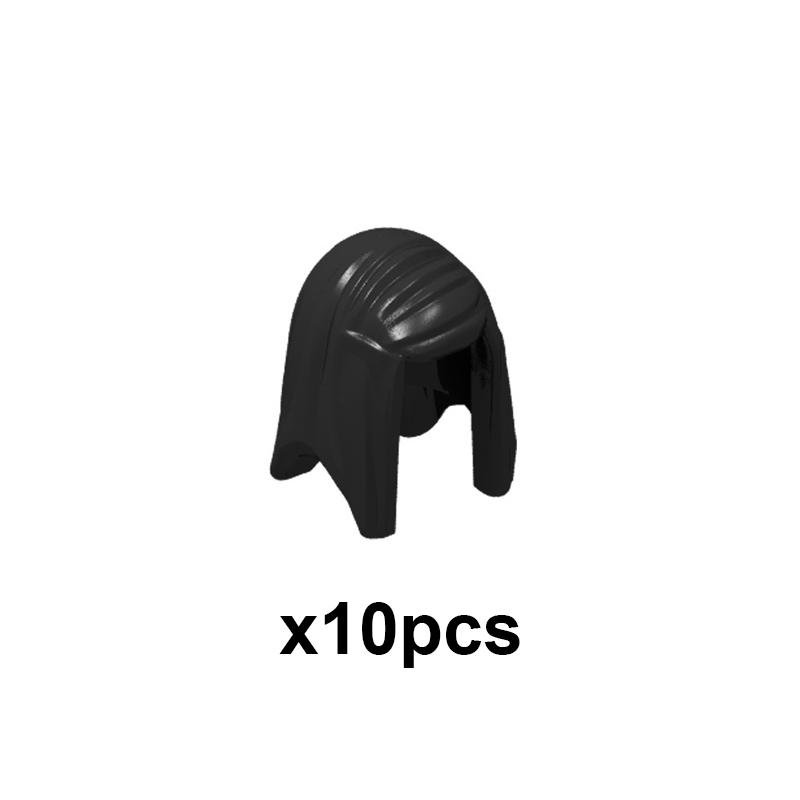 MOC City Small Particles Building Blocks Boys Girls Figures Accessories Curly Hair Beard Set Mini Bricks Toys Gifts For Kids G01