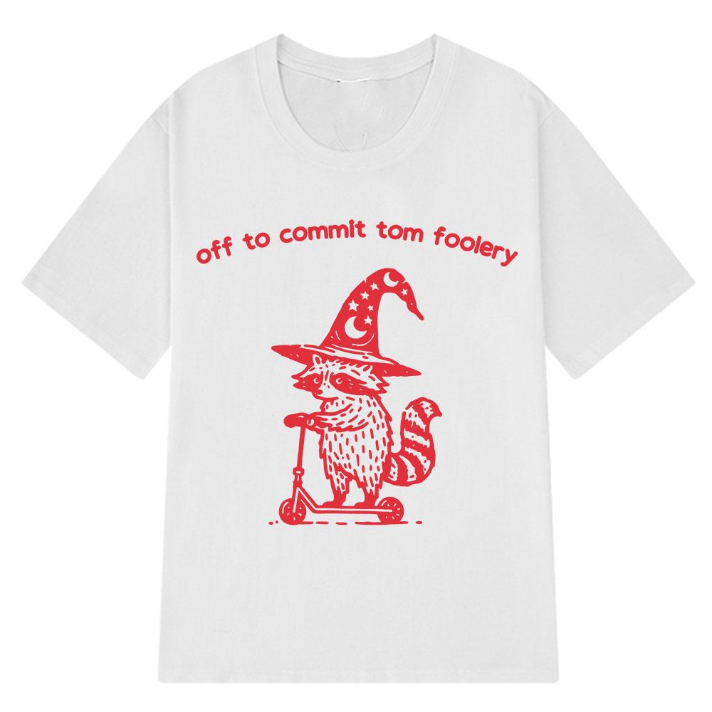 

Foolery Raccoon mee divertida camiseta feUnisexina Harajuku camiseta de Unisexga corta de moda a 4XL