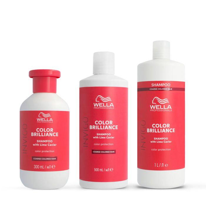 Wella Professionals Invigo Color Brilliance Shampoing Pour Cheveux Épais Et Colorés 500ml