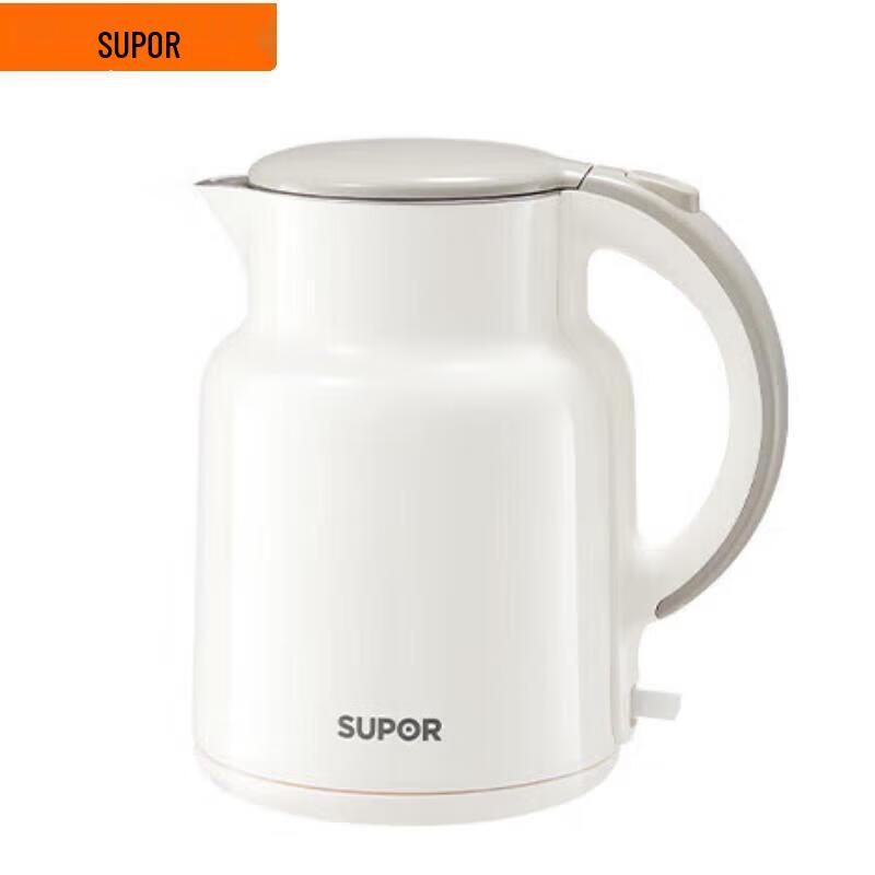 Supor Dundun 2L Stainless Steel Electric Kettle CN plug (adapter included)
