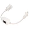 Power Extension Cord with On Off    AC 2 Prong Male Female Power Cable for 1‑15P Male to 1‑15R Female Plug