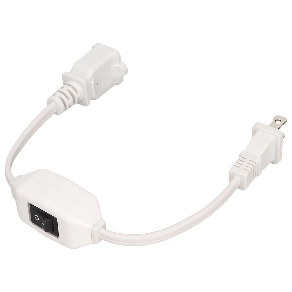 Power Extension Cord with On Off    AC 2 Prong Male Female Power Cable for 1‑15P Male to 1‑15R Female Plug