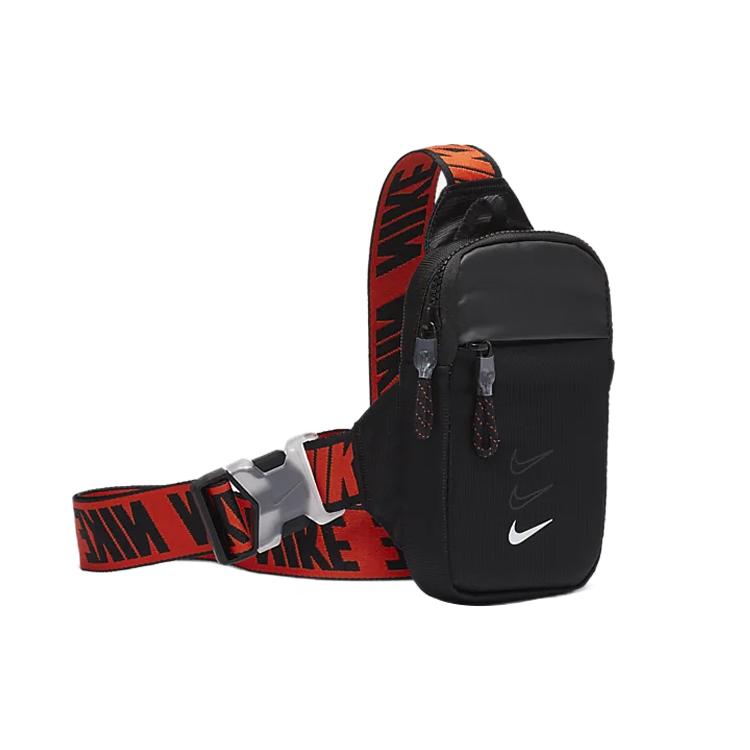 Nike Polyester Crossbody Bag Sling Bag Regular Unisex Black (Unisex) Sling Bags BA5904 010