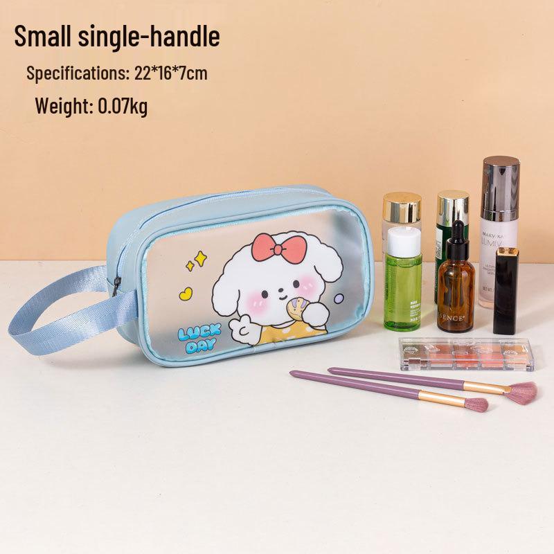 Waterproof Cartoon Wash Bag - Large Capacity PVC Toiletry & Cosmetics Travel Organizer for Women