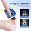 Rechargeable 2-Speed Electric Foot File with 2 Replacement Heads for Removing Dead Skin & Calluses
