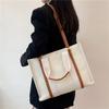 Retro bag women's new fashion tote bag student canvas shoulder bag women's messenger bag big