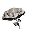 French Retro Women's Dual-Use Sun & Rain Umbrella - Elegant Summer Sunscreen Parasol
