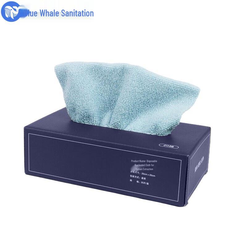 Blue Whale Environmental Disposable Cleaning Wipes 22x22cm (20 sheets/box)