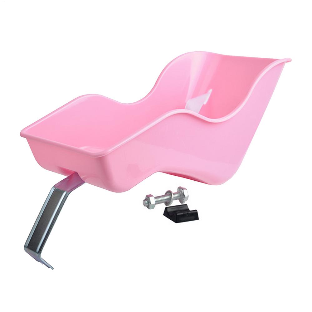 Doll Bicycle Seat Decoration Easy To Install Kids Gift For Most Bikes Doll Carrier Seat Pink Baby Doll Cycle Seat Attachment