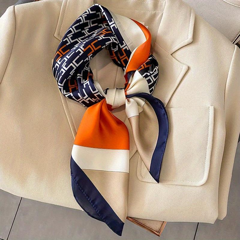 New Style Headscarf The Four Seasons Design Kerchief Popular 70X70Cm Square Scarves Luxury