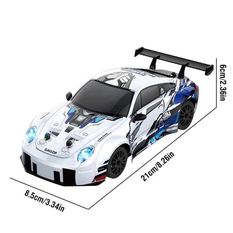 1/24 2.4G 4WD Remote Control Vehicle Mini High-speed Racing RC Car High-Speed Drift Stunt Toys for Boys Children Christmas Gifts