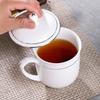 Jihang Platinum No. 1 Ceramic Office Cup with Lid