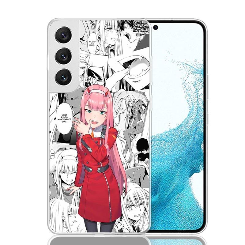 Darling In The FranXX Anime Case Phone Cover for Samsung Galaxy S24 S25 Ultra S23 Plus S22 + S21 S20 FE S10 S25Plus Trend Fundas
