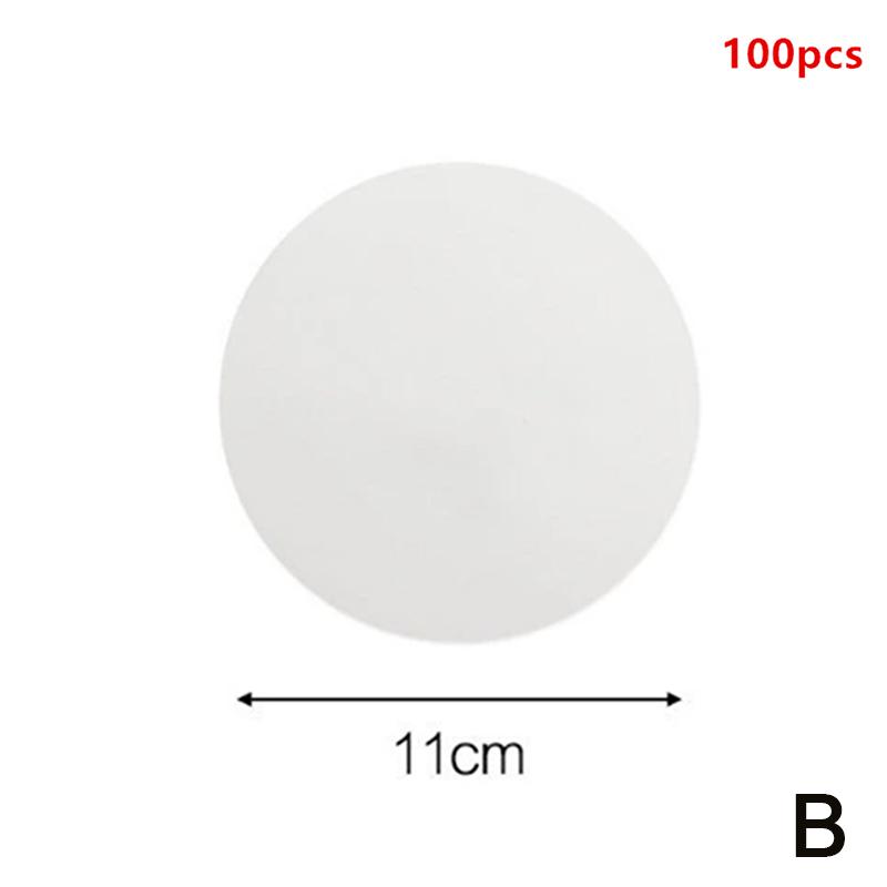 Disposable Premium Hamburger Patty Separation Pads 11Cm Round Square Hamburger Food Pads Paper Non-Stick Oil Paper Baking Paper