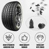 40/20 Pcs Tire Repair Rubber Nail with Screwdriver Set Vacuum Tire Repair Rubber Screws for Car Motorcycle Tire Puncture Repair