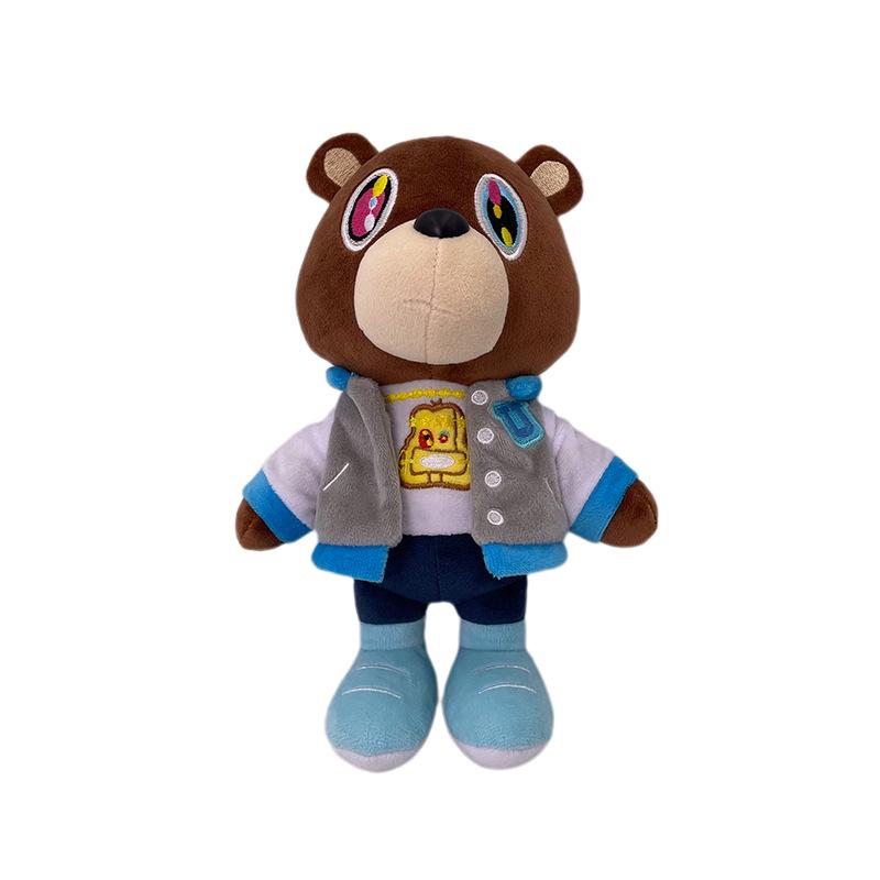 Kawaii Kanye Dropout Bear Teddy Bear Плюшевые игрушки Kanye West Graduation Soft Stuffed Home Room Decor Gift Birthday