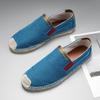 Men's Casual Fisherman Espadrilles Breathable Canvas Slip-on Shoes Flat Bottom Flats for Daily Walking Shopping Fashion Style