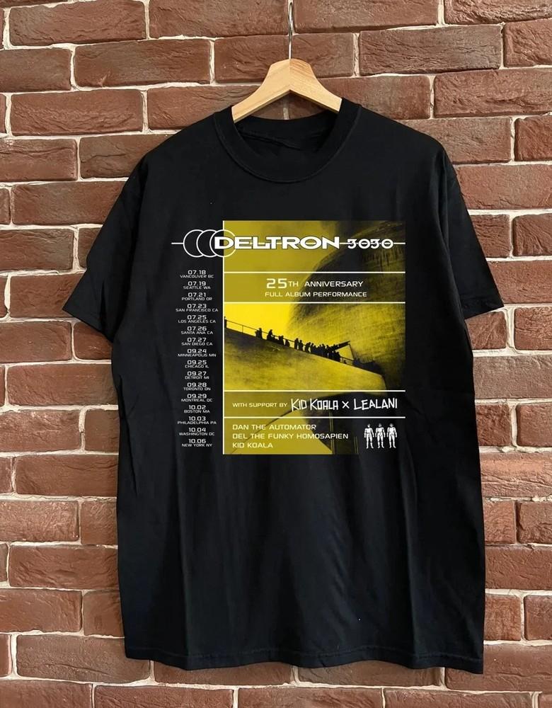 New Deltron 3030 Tour Heavy Cotton Black T Shirt S-5XL For Fans DM488 Unisex T-Shirt XXL