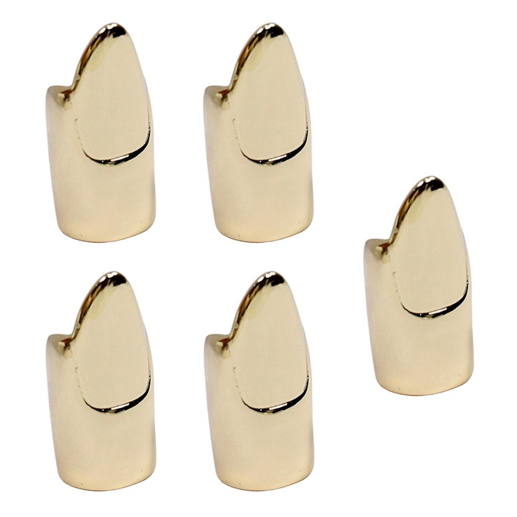 Pack of 5 Trendsetting Nail Rings Cosplay Nail Jewelry Alloy Texture Suitable for Cosplay Lovers and Party Goers