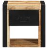 Nightstand 40 x 35 x 40 cm Rough Solid Mango Wood