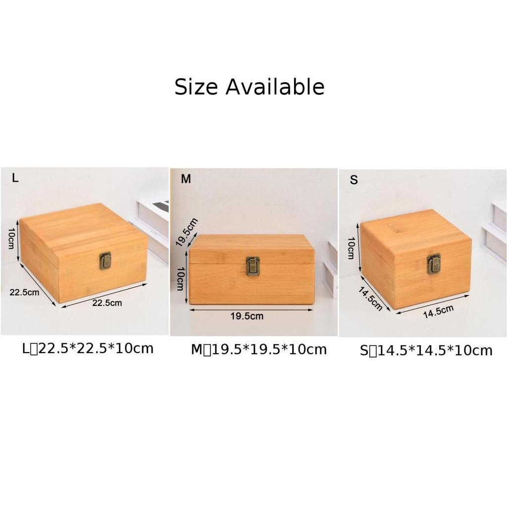 Household Wooden Storage Box Treasure Chest Wood Box