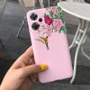 For One Plus Nord CE 2 Lite Phone Case Soft Matte Silcione TPU Back Cover For OnePlus Nord CE2 Lite 5G Mobile Coques Flower Capa