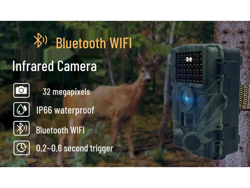 PR4000WIFI Bluetooth-Connected Infrared Night Vision Outdoor Wildlife Camera