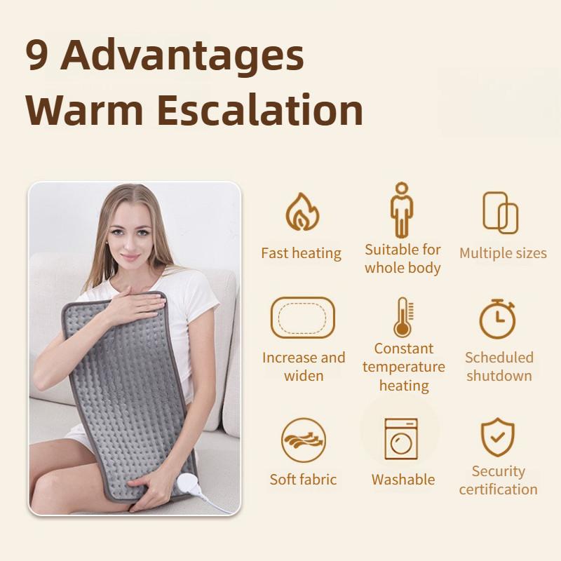 Multifunctional Electric Blanket Adjustable Temperature Heating Pad Home Office Body Warming Blanket