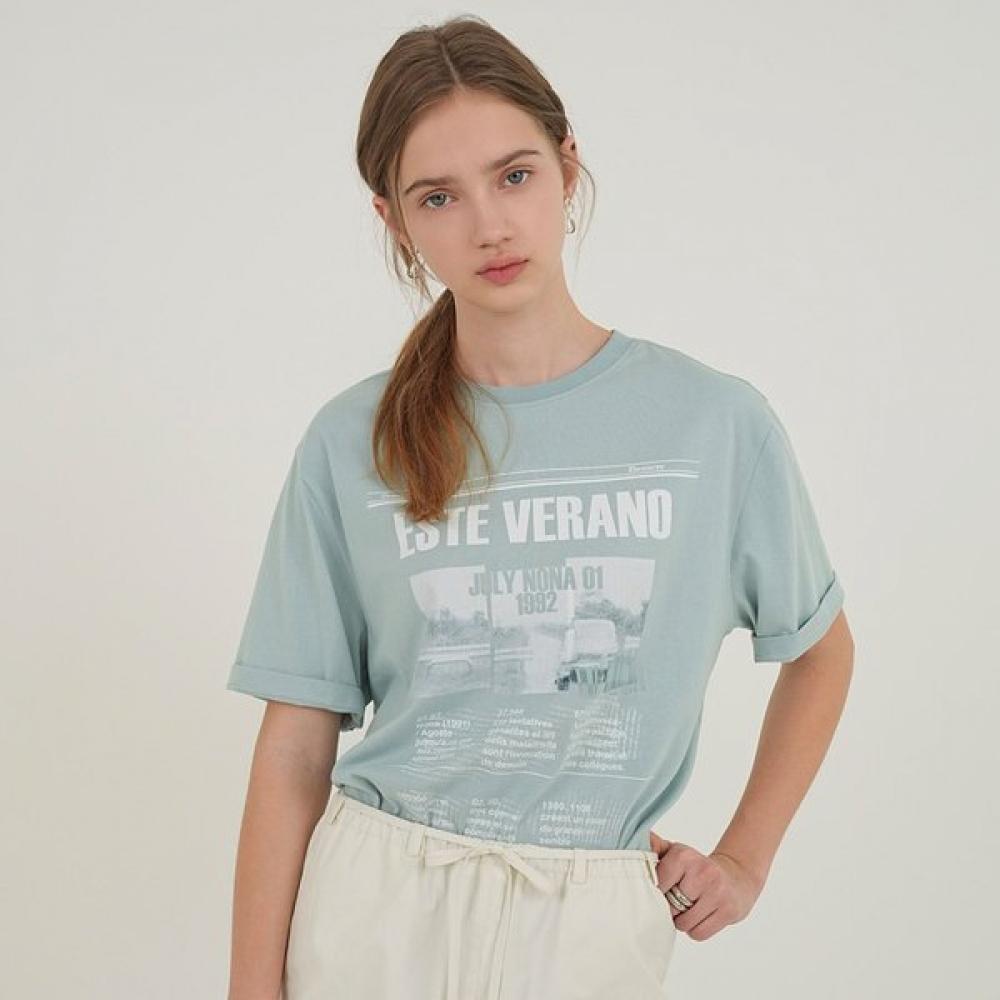 On On Oversized T shirT Typographic New5me539 MINT/FREE