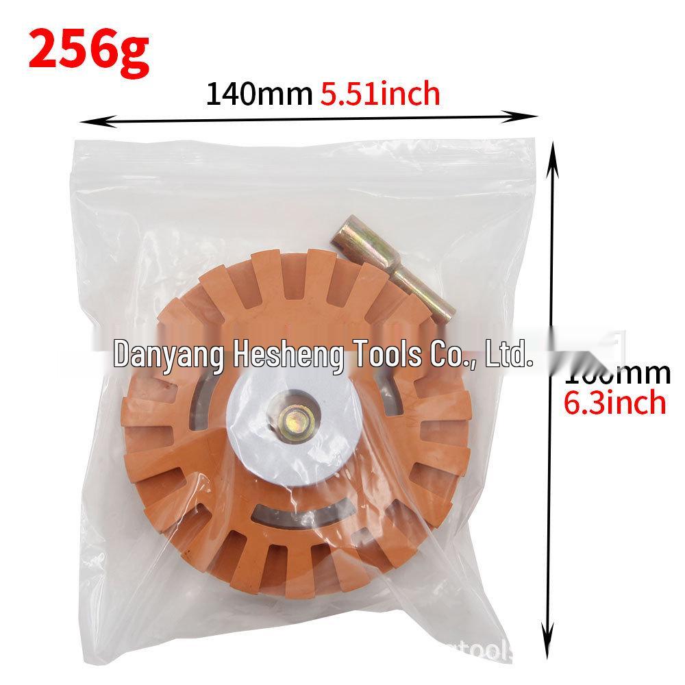 4-Inch Pneumatic Glue Removal Disc, 20MM Rubber Grinding Wheel for Tire Polishing