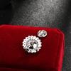 High-end Rhinestone Crystal Brooch Pins Fashion Men's Shirt Suit Brooches Corsage Ladies Collar Pin Luxulry Jewelry Accessories