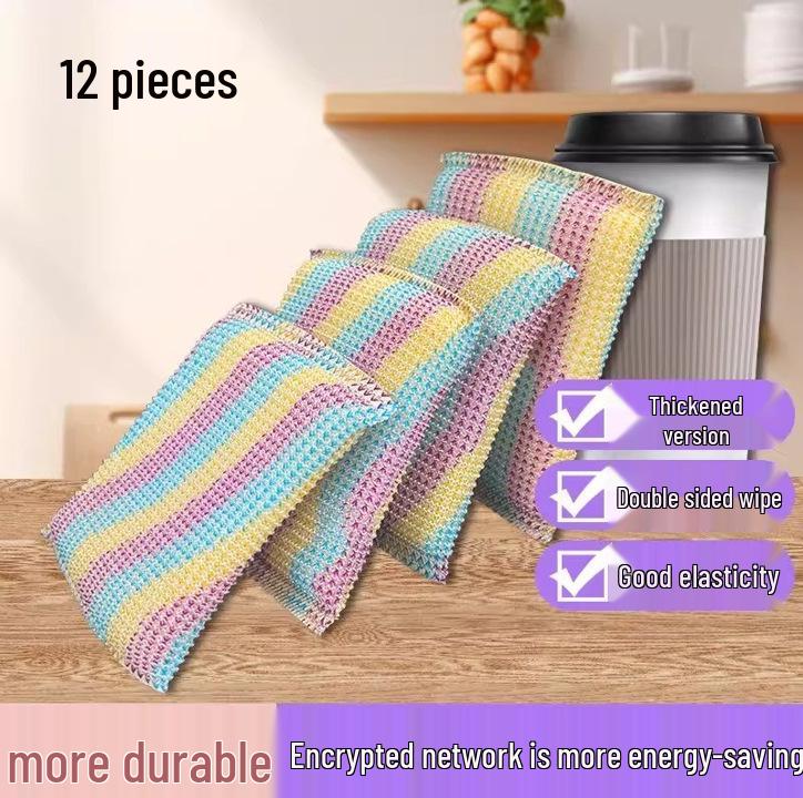 

Non-Stick Kitchen Scouring Pads, 12-Pack